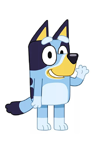 bluey Decorative Pillow 21x31 cm Blue