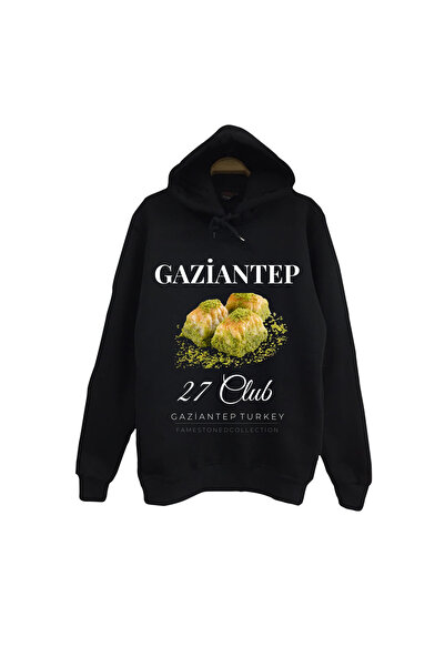 fame-stoned Gaziantep - 27 - Baklava - Antep Fıstığı Printed Unisex 100% Cott...