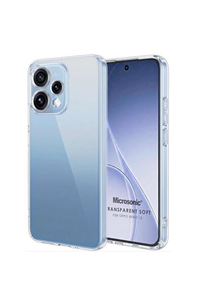 Microsonic Oppo Reno 15 5G Kılıf Transparent Soft Şeffaf