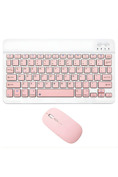 Arfseb Kablosuz Klavye Mouse Seti Telefon Tablet ve PC Uyumlu Wireless Sessiz...