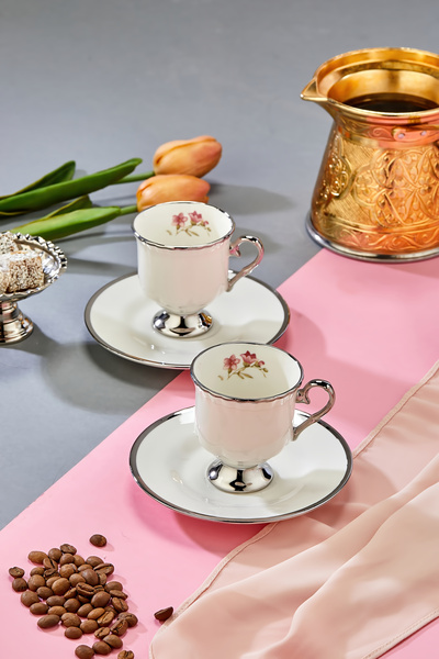 Cooker Lavin 2-Person 90 ml Porcelain Coffee Cup Set Ckr3866