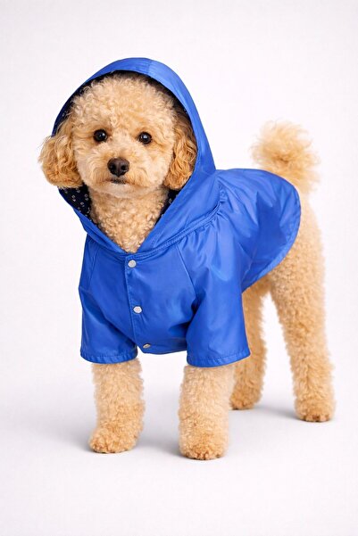 VERAPAWS معطف واق من المطر للكلاب بغطاء رأس مقاوم للماء - خفيف وكونفوربل بودل...