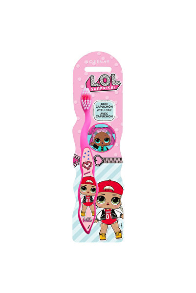 L.O.L. SURPRISE LOL Surprise manual toothbrush with protective cap, pink Soft...