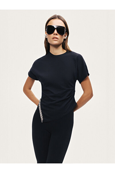 Nocturne Taş Detaylı Tişört