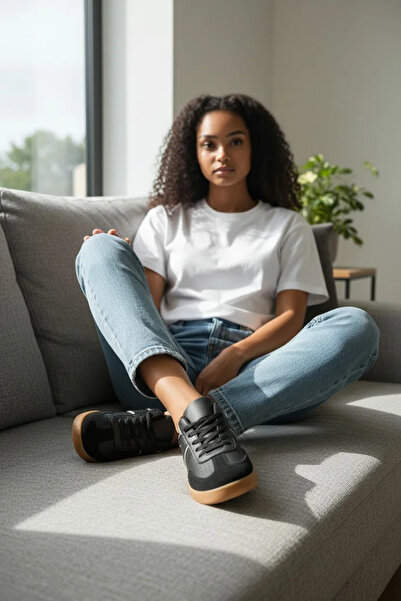 Somicks Pantofi sport Kaydırnaz talpă din cauciuc sneakerși pentru femei