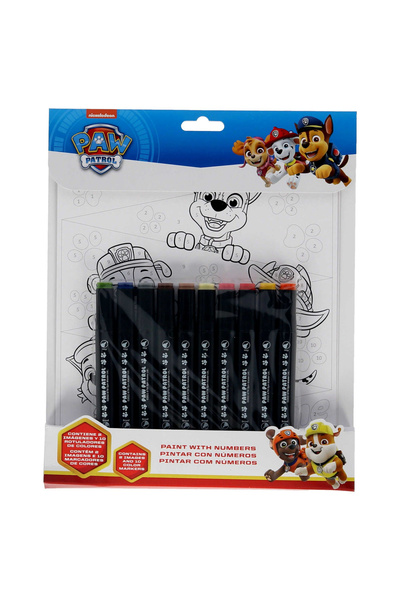 PAW PATROL Set de colorat, 3 ani+, multicolor