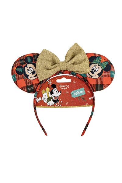 Minnie Mouse Disney Christmas Hair Bow Silver