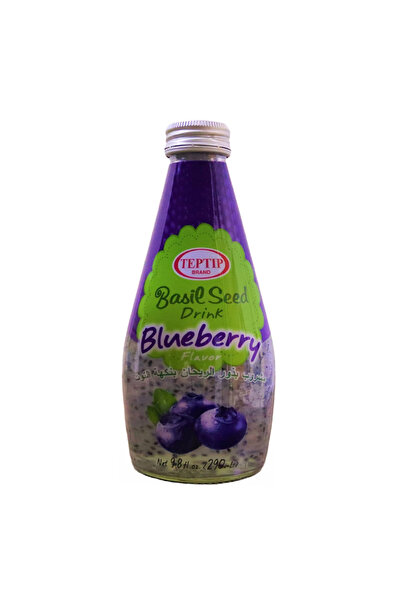 Teptip مشروب بذور الريحان بنكهة التوت الأزرق 290 مل