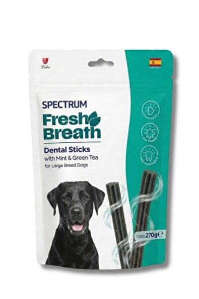 Spectrum Naneli ve Yeşil Çaylı Dental Stick Büyük Irk Köpek Ödülü 270 gr
