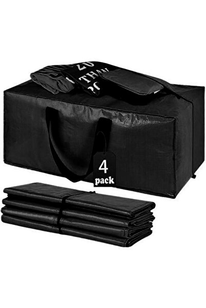 Sumkyle 4 Pack Heavy Duty Extra Large Moving Bags with Backpack Straps Strong...