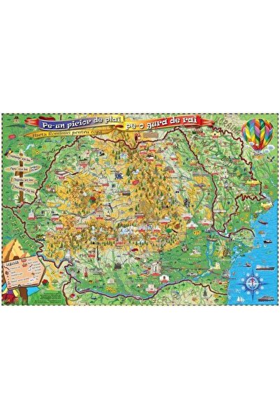 Eurodidactica Pe-un picior de plai, pe-o gura de rai, 450x330mm