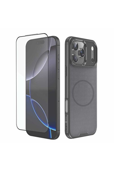 trands جراب شفاف 2 في 1 لهاتف iPhone 17 Pro مع واقي شاشة