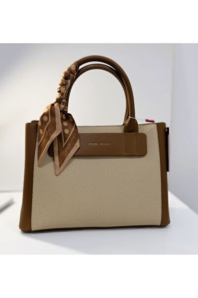 John Louis Textured leather Handbag (L34*W13*H24)