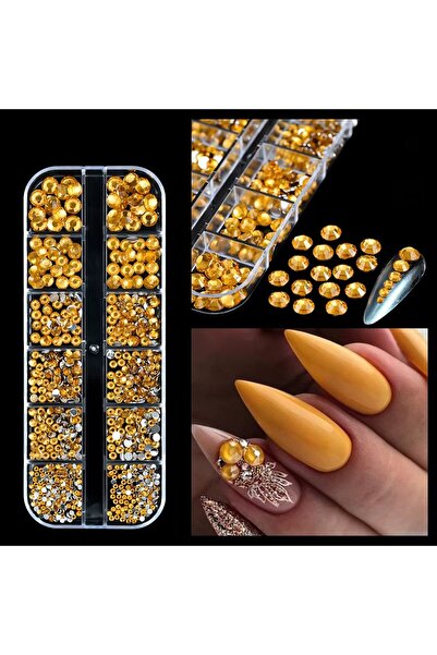 delis Marquise nail rhinestones
