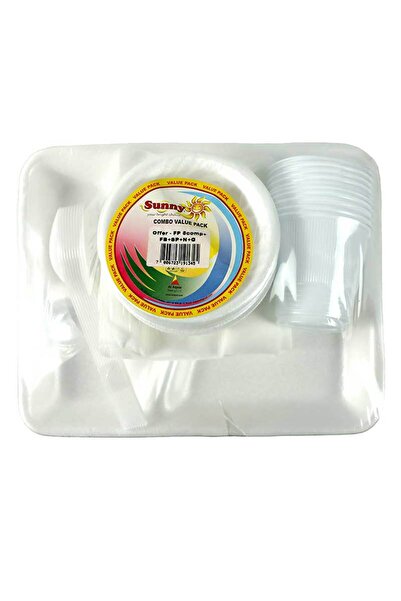 Sunny COMBO PACK PLATE+BOWL+SPOON+GLASS