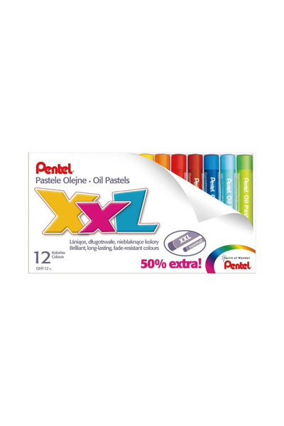 Pentel XXL Oil Pastel Boya Seti 12 Renk