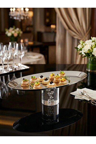 Afaq Steel tray with acrylic base