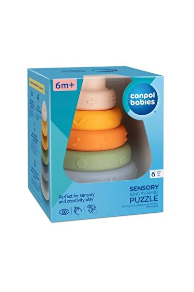 Canpol babies Sensory Ring Ring Pramid +6M