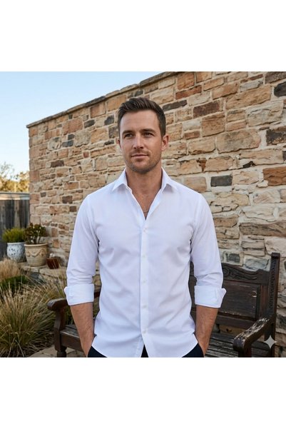 Fine Touch 100% Natural Cotton Shirt – Premium Quality Men's Clothing