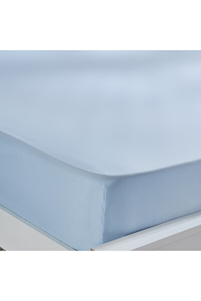 Home Box Derby Solid Microfiber Super King Fitted Sheet - 200x200+25 cm