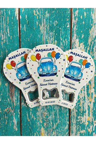 LecaTTe 25 adet Sünnet Hediyelik Balon Magnet Açacak
