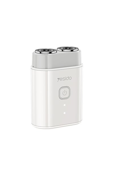 Yesido Aparat de bărbierit electric, 3200 RPM, IPX5, USB-C, 400 mAh, Alb