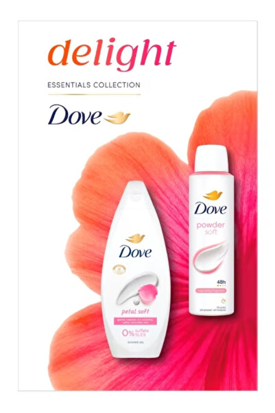 Dove (Dove) Dove Petal soft Gift Set: Shower Gel 250ml & Deodorant Spray 150ml