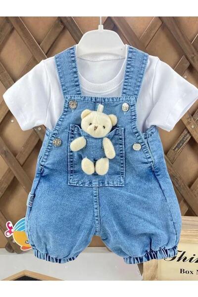 Empressco Neşeli Bebeklerimiz Oyuncaklı Kot Slopet Takım