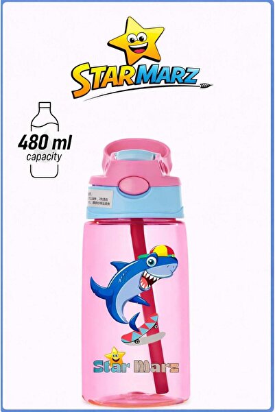 StarMarz Sipper Bottle for Kids - Anti-leak Cartoon Kids Water Bottle for Gir...