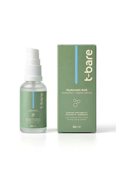 t-bare Hyaluronic Acid Serum 30ml – Intense Moisture, Skin Plumping Facial Serum
