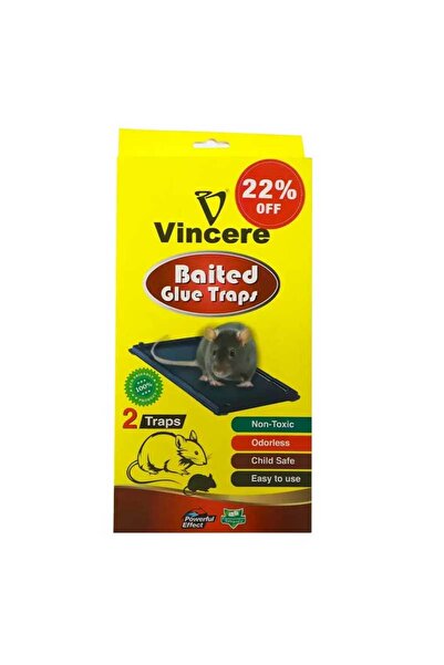 VINCERE مصيدة غراء مزودة بطعم (قطعتان)