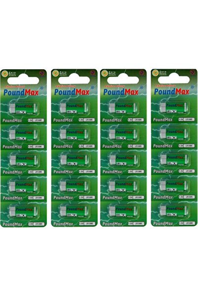 PoundMax 20 adet 910A (LR1) 1.5V Alkalin Pil