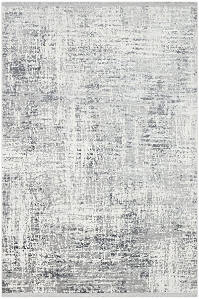 Cool Halı Nocturn Gri Soyut Abstract Desen Kaymaz Yıkanabilir Pati Dostu Eski...