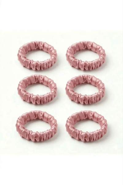 Nomads Felt 6'lı Avantaj Paketi %100 Saf İpek Scrunchie Toka Seti