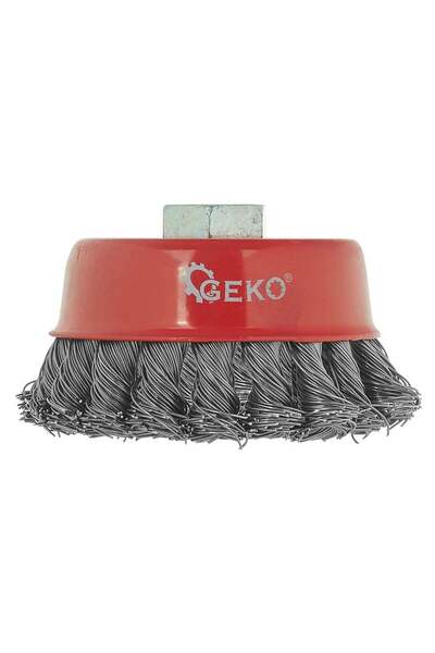 GEKO PERIE CUPA DE SARMA FRONTALA, IMPLETITA, 85 MM PENTRU POLIZOR, PRINDERE ...