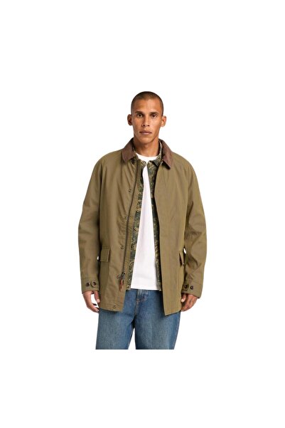 Timberland B0A44Gba581-R Waterproof Barn Coat Men's Jacket Khaki