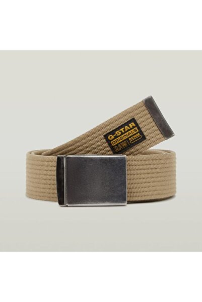 G-STAR RAW KAHVE METAL TOKALI DOKUMA ERKEK KEMER