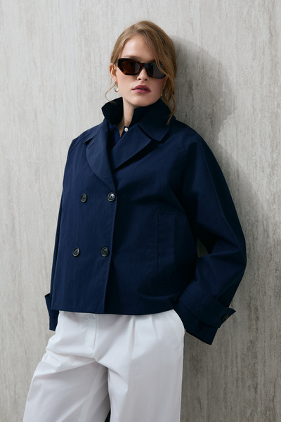 Lufian Kriton Women's Outerwear Navy Blue