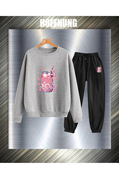 HOFFNUNG Unisex Casual Tracksuit Set Spirit Outdoor Full Sweatshirt