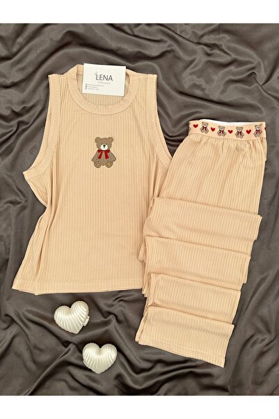 Lena Homewears Women's Strappy Cropped Pajama Set