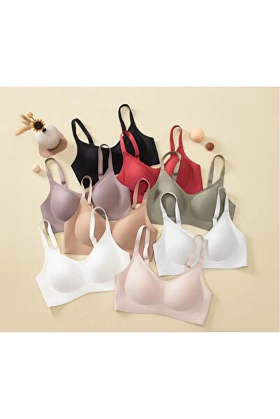 CLOVER JEWELRY Leaves No Trace No Underwire Seamless Invisible Ghost Bra with...