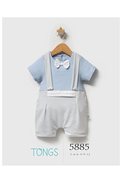 Tongs Baby بذلة احتفالية للأطفال الأولاد باللون الأزرق 5885