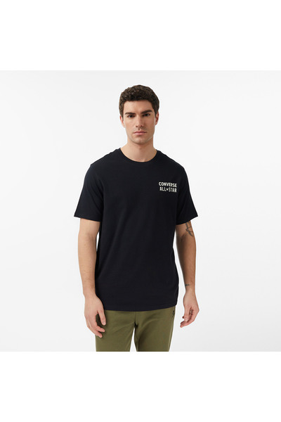 Converse Retro Chuck Taylor Erkek Siyah T-Shirt