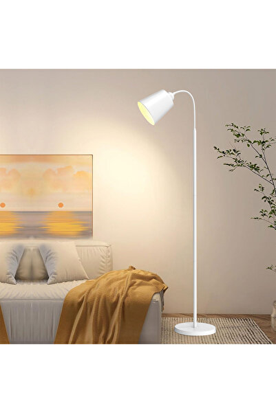 YESMAX Floor Lamp, Metal Hose Swivelling Head Standing Lamps, Floor Lighting,...