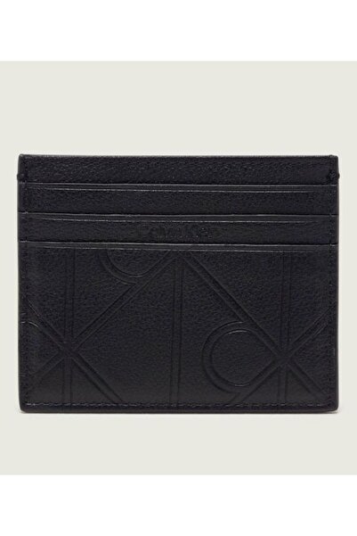 Calvin Klein حامل بطاقات للرجال من Xl Emblem Aop Emboss Billfold