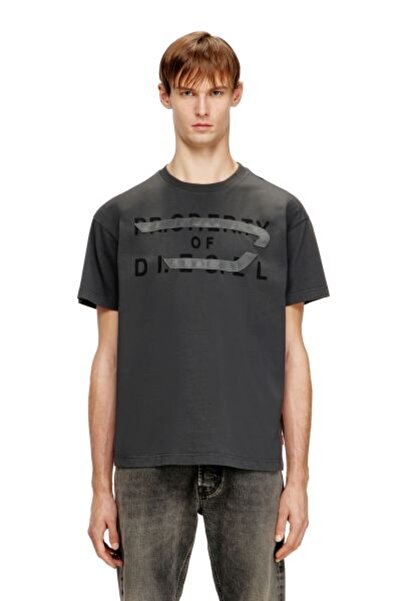 Diesel GRİ LOGOLU ERKEK -T-SHIRT