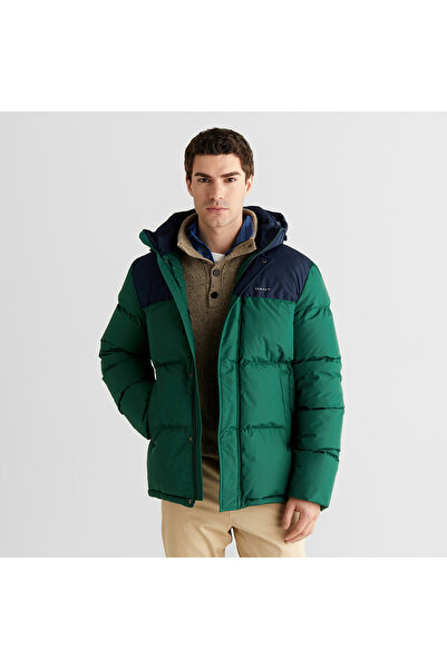 Gant Erkek Lacivert Regular Fit Fermuarlı Mont