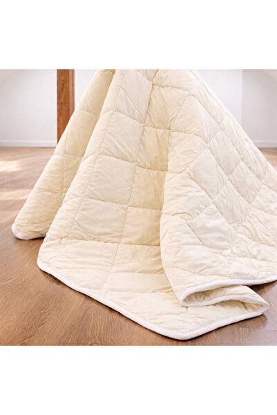 lanawool Pilota Lana Merino 100% | 140x210 cm Groasa 800 g mp | Exterior Bumb...