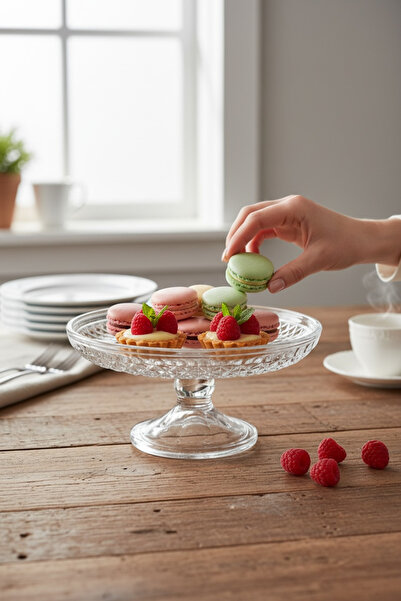 Bereketli Store Espina Ayaklı Sunumluk 19x11 cm – Cam Ayaklı Servis ve İkram ...