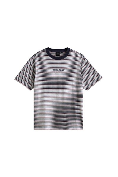 Vans 000P8Mgwb1-R Cameron Stripe Ss Knit Men's T-Shirt Gray